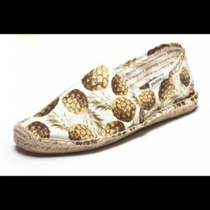 Soludos Pineapple Print Espadrilles Size 41